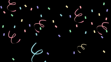 Free Rainbow Confetti Background Template to Edit Online