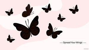 Black Butterfly Wallpaper