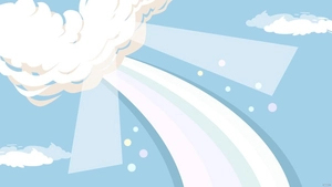 Rainbow White Background