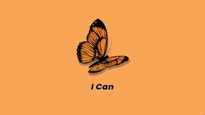Orange Butterfly Wallpaper