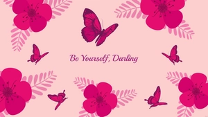 Flower And Butterfly Wallpaper