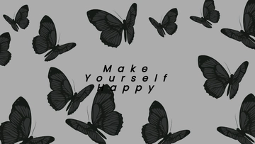 Free Dark Butterfly Wallpaper Template to Edit Online