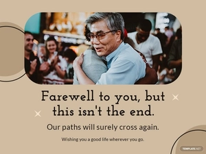 Farewell Ecard Template