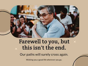 Free Farewell Ecard Template to Edit Online