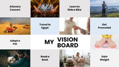 Blank Vision Board