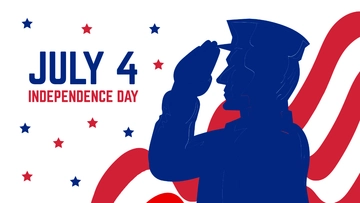 Free Military 4th Of July Wallpaper Template to Edit Online