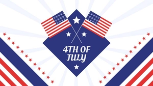 4th Of July Flag Background