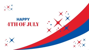 4th Of July Glitter Background