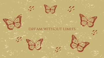 Free Vintage Butterfly Wallpaper Template to Edit Online