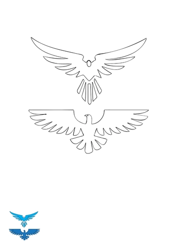 Free Eagle Symbol Coloring Page Template to Edit Online