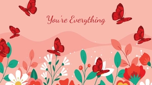 Spring Butterfly Wallpaper
