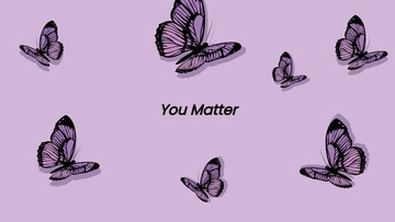 Free Lavender Butterfly Wallpaper Template to Edit Online