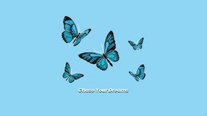 Light Blue Butterfly Wallpaper