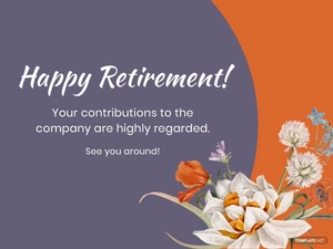 Retirement Ecard Template