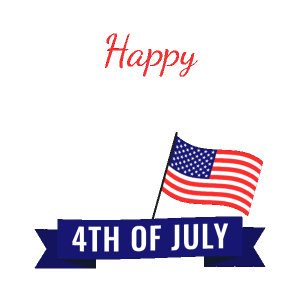 4th Of July Flag Gif