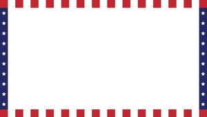 4th Of July Border Background