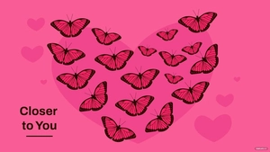 Love Butterfly Wallpaper