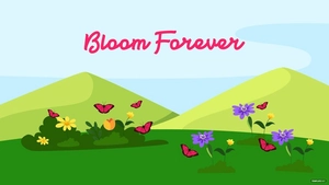 Butterfly Garden Wallpaper
