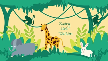 Free Nature Jungle Wallpaper Template to Edit Online