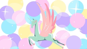 Unicorn Glitter Background