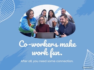 Co-worker Ecard Template