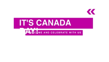 Free Canada Day Event Video Template to Edit Online