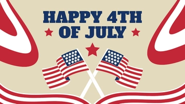 Free Vintage 4th Of July Wallpaper Template to Edit Online