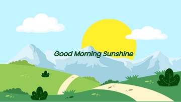 Free Good Morning Nature Wallpaper Template to Edit Online