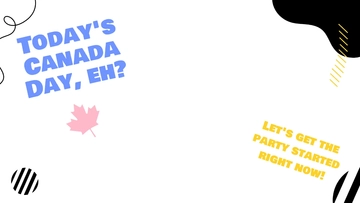 Free Funny Canada Day Video Template to Edit Online