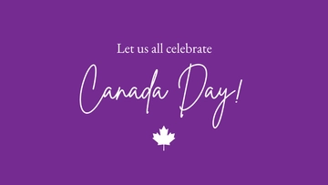 Free Simple Canada Day Video Template to Edit Online