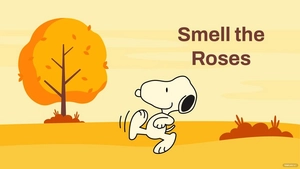 Snoopy Fall Wallpaper