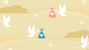 Baby Shower Zoom Background