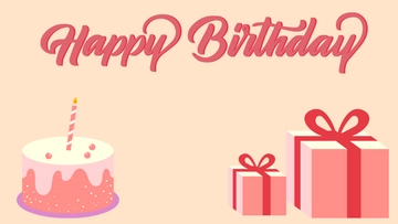 Free Birthday Zoom Background Template to Edit Online
