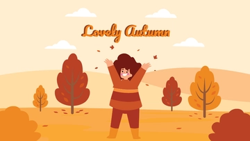 Free Girly Fall Wallpaper Template to Edit Online
