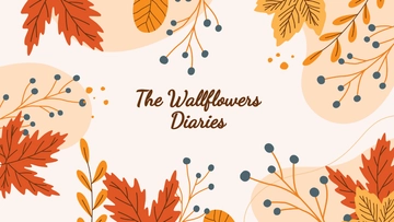 Free Fall Flowers Wallpaper Template to Edit Online