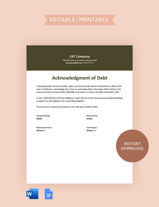 California IOU Template