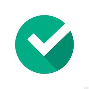 Modern Check Mark clipart