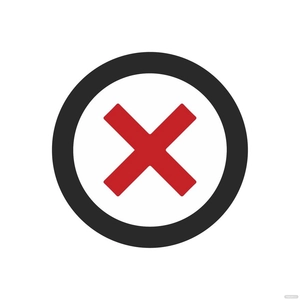 Wrong Tick Mark clipart