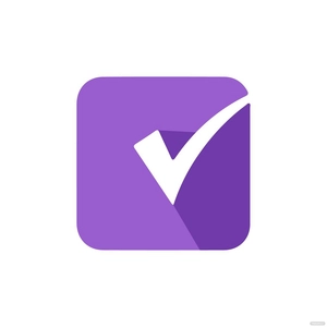 Purple Check Mark Clipart