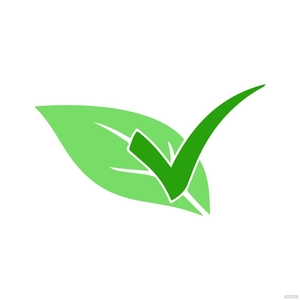 Leaf Tick Mark Clipart