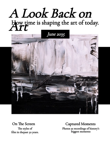 Free Art Zine Template to Edit Online