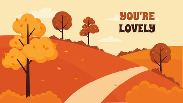 Free Beautiful Fall Wallpaper Template to Edit Online