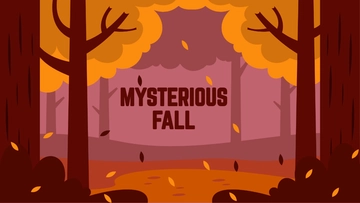 Free Dark Fall Wallpaper Template to Edit Online
