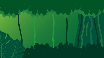 Free Jungle Zoom Background Template to Edit Online