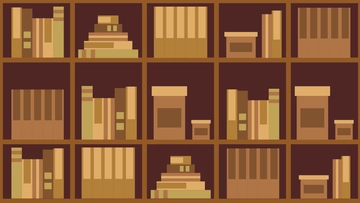 Free Library Zoom Background Template to Edit Online