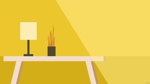 Yellow Zoom Background