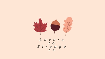 Free Minimalist Fall Wallpaper Template to Edit Online