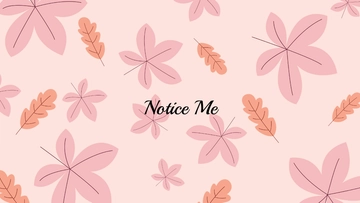 Free Pink Fall Wallpaper Template to Edit Online