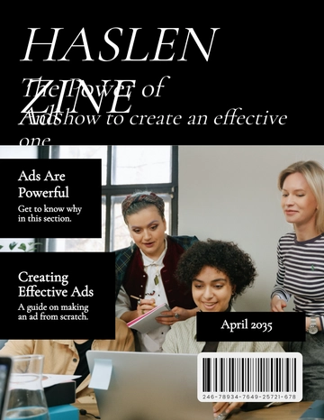 Free Ad Zine Template to Edit Online