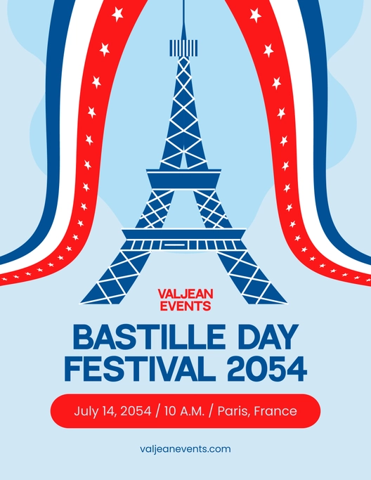 Bastille Day Festival Flyer
